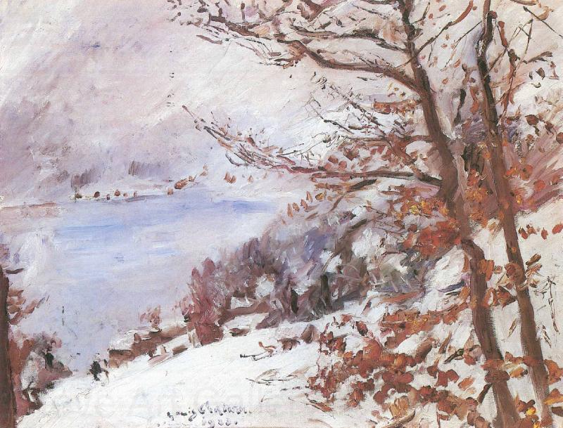 Lovis Corinth Walchensee im Winter Germany oil painting art